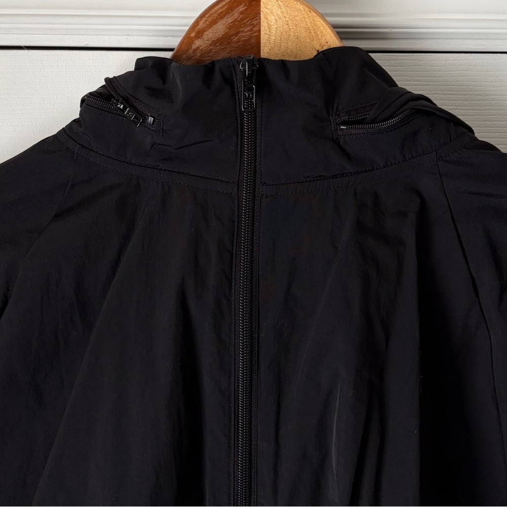 VS Pink Mockneck Anorak Zip Jacket Lightweight Coat Hooded Black L/XL - Picture 5 of 8